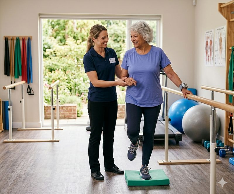 Physical therapy session at The Waters of Wabash West